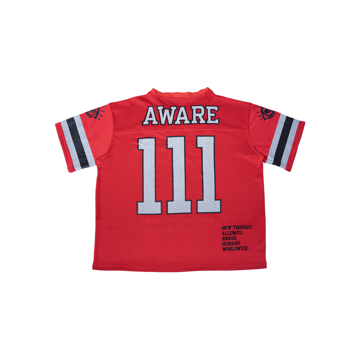 Aware Humans Classic '111' Football Jersey (Red/Grey)