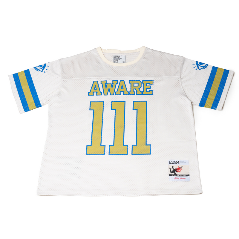 Aware Humans Classic '111' Football Jersey (Olive/Blue)