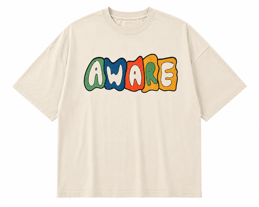 Aware Humans Only Staple Tee