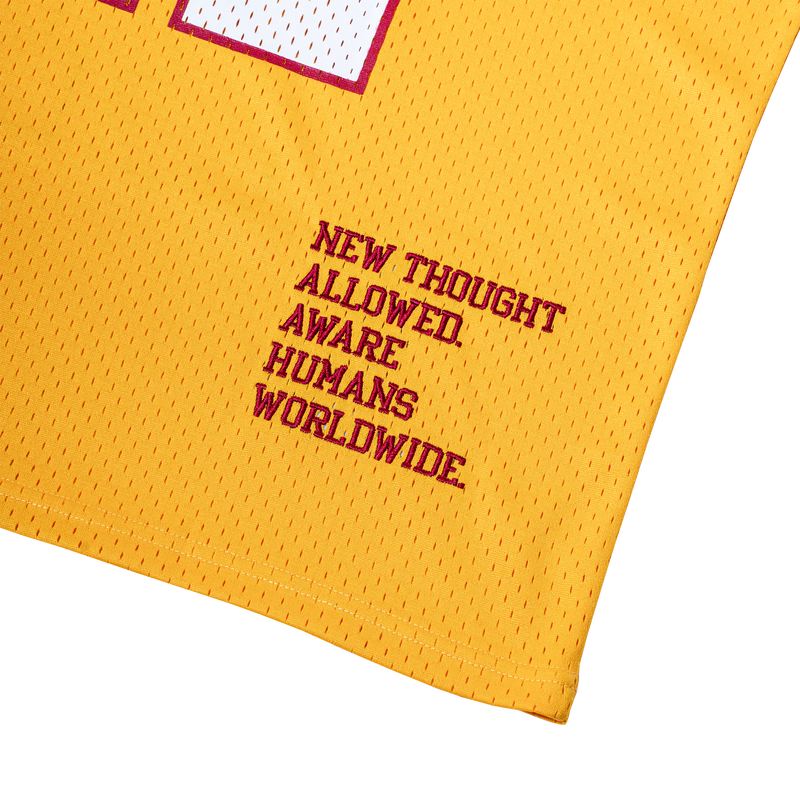 Aware Humans Classic '111' Football Jersey (Gold/Crimson)