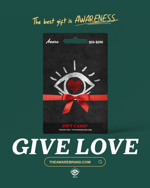 GIVE LOVE GIFT CARD – The Aware Brand LLC